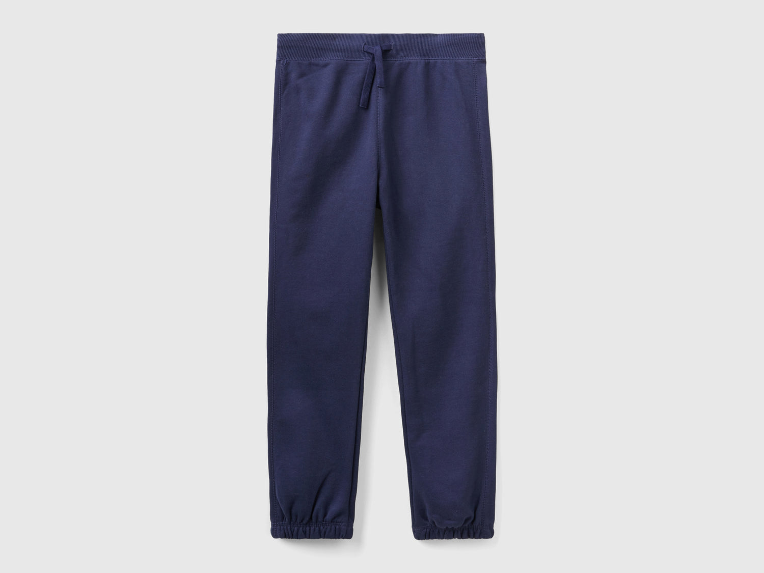 Joggers in calda felpa da bambino blu scuro | Benetton Outlet