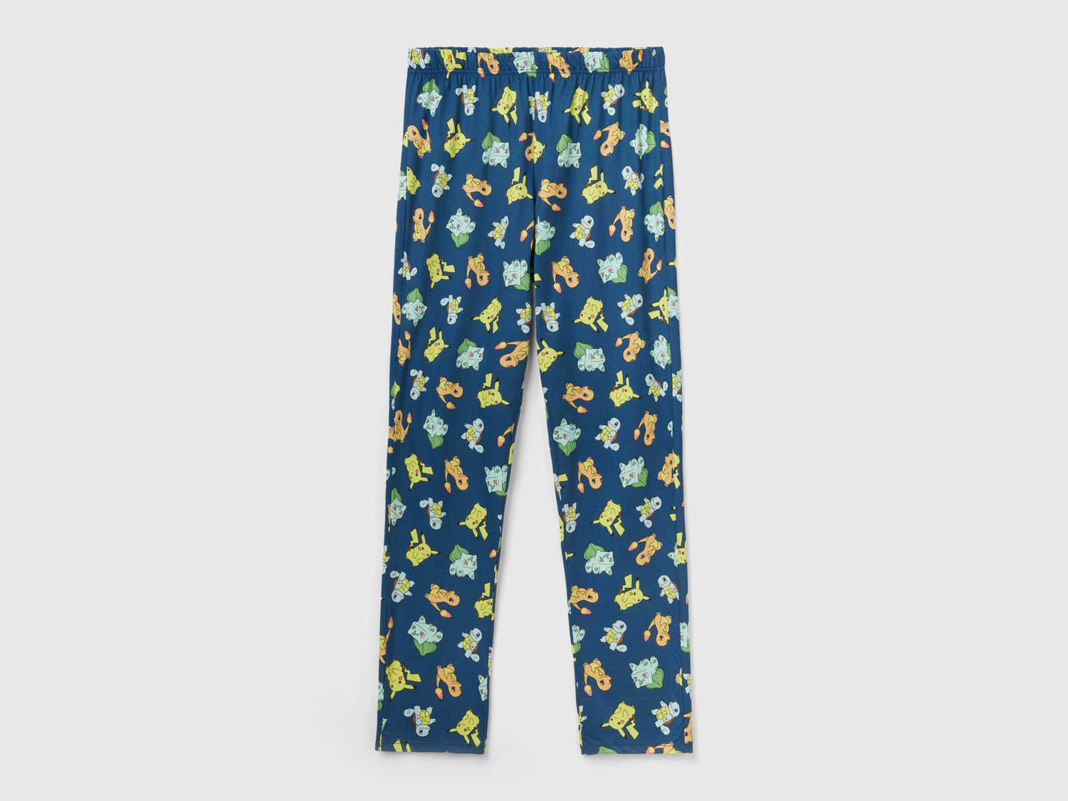 Pantaloni Pokémon 100% cotone da uomo blu scuro | Benetton Outlet