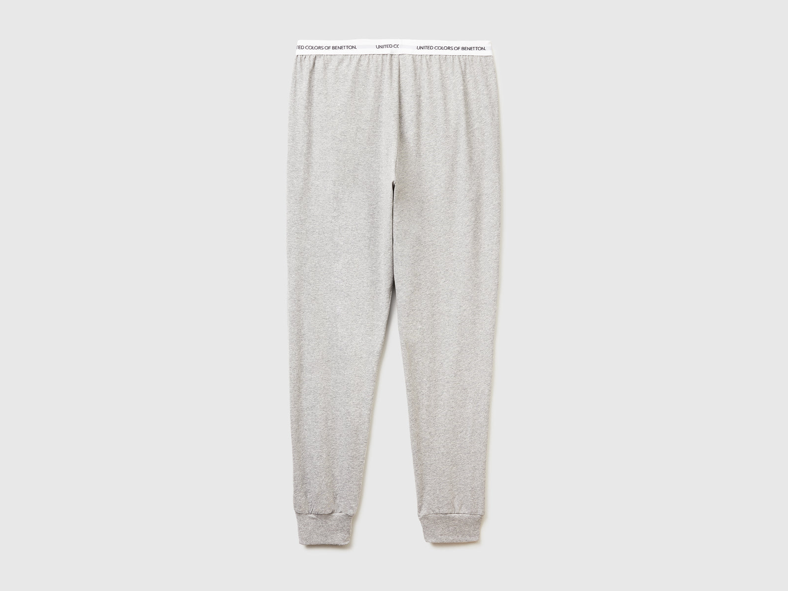 Pantaloni con elastico logato da uomo grigio chiaro 2 | Benetton Outlet