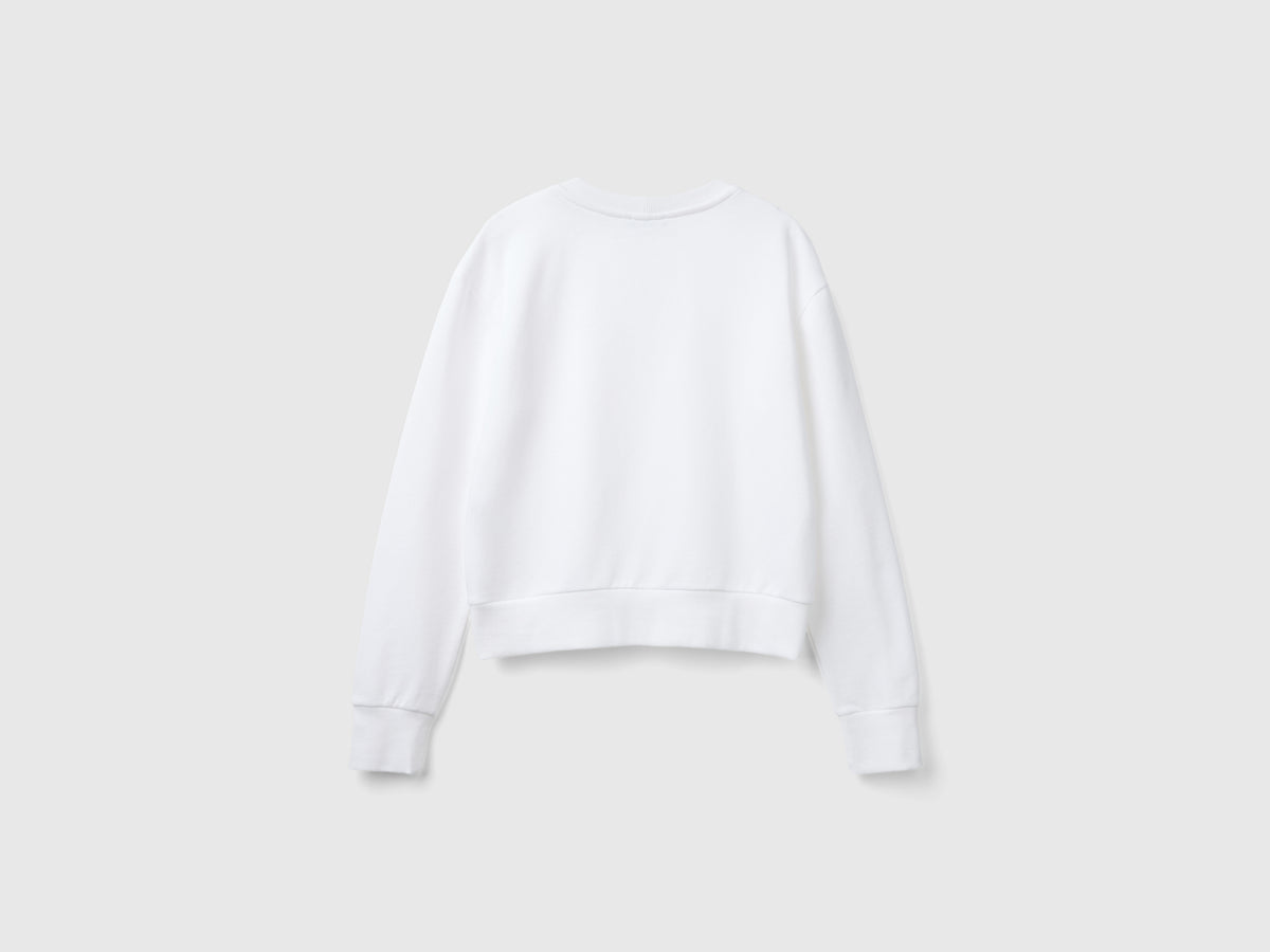 Felpa 100% cotone con stampa logo