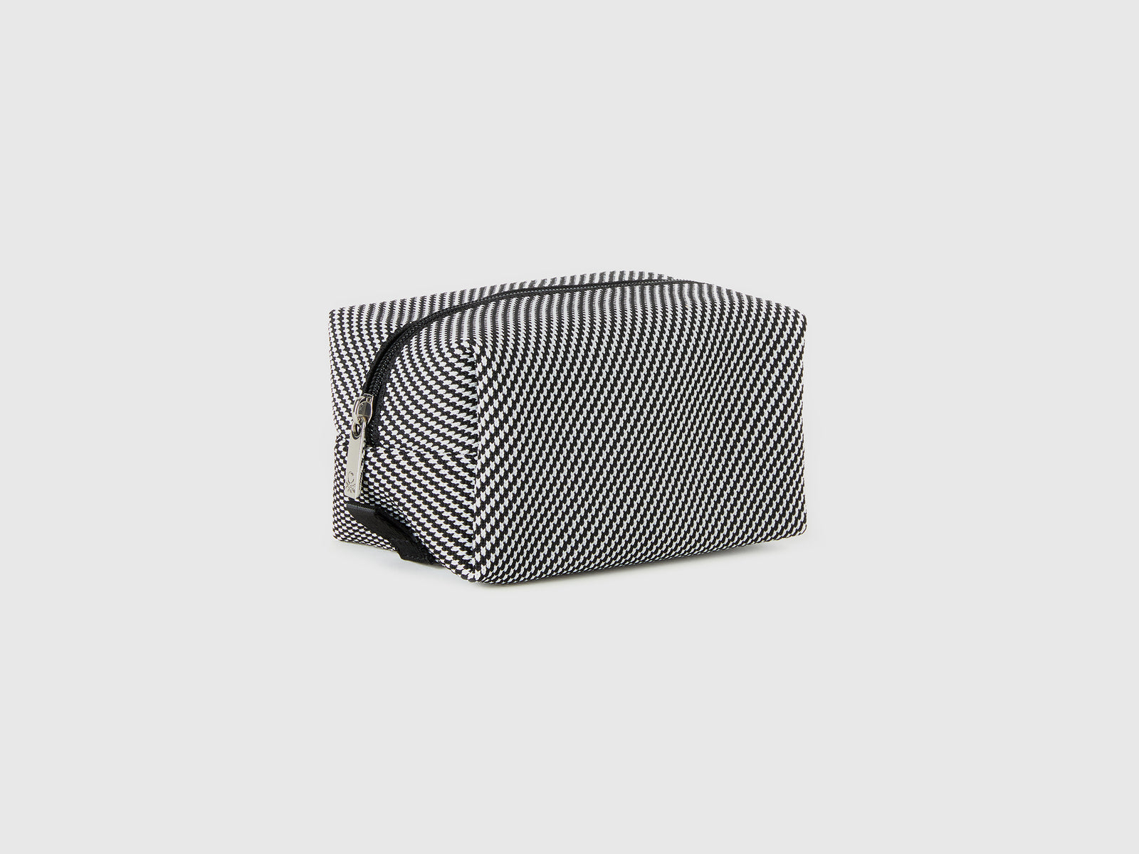 Beauty case jacquard bianco e da donna nero 2 | Benetton Outlet