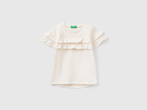 T-shirt con rouches