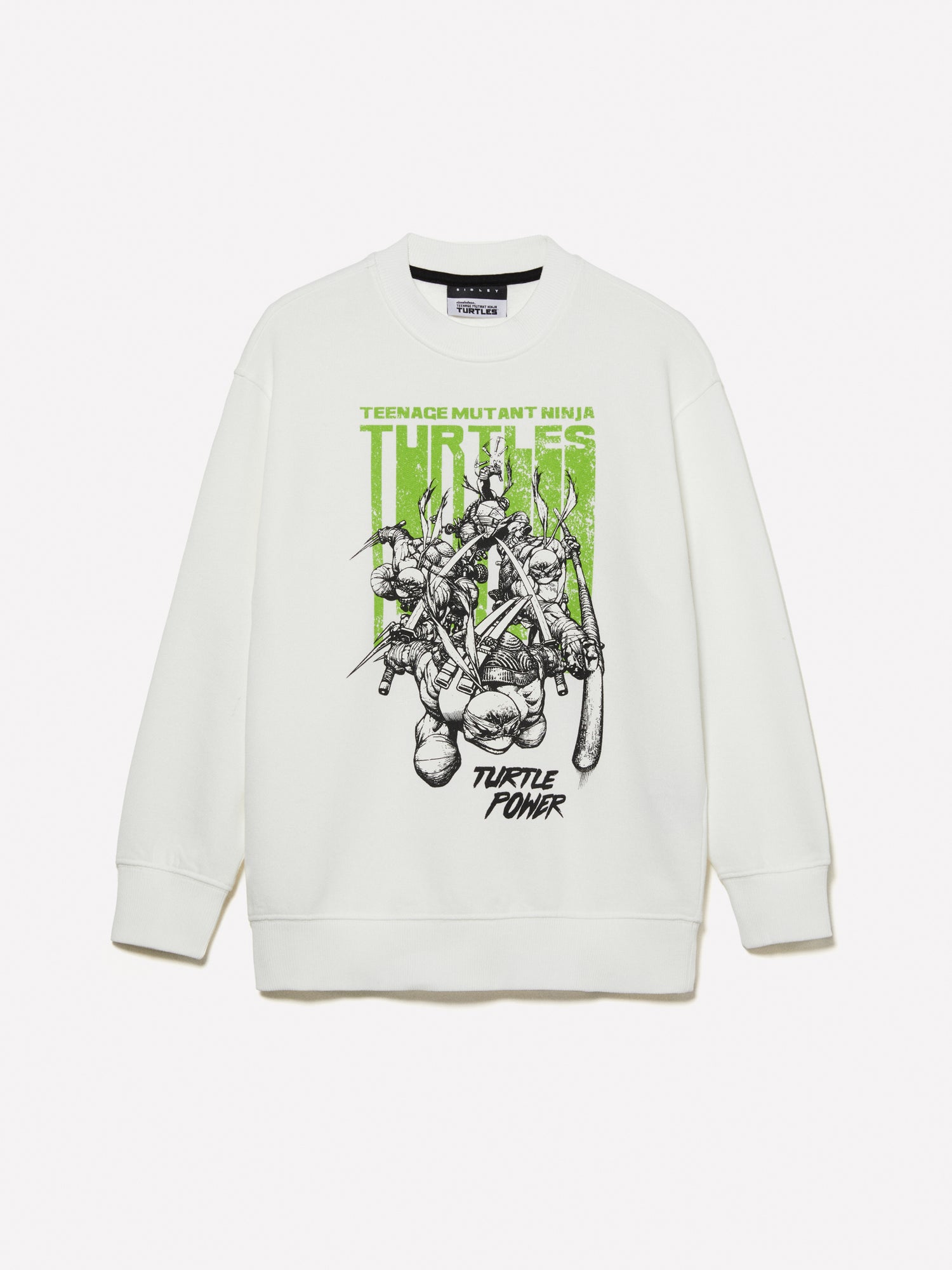 Felpa con stampa Tartarughe Ninja da bambino bianco | Sisley young Outlet