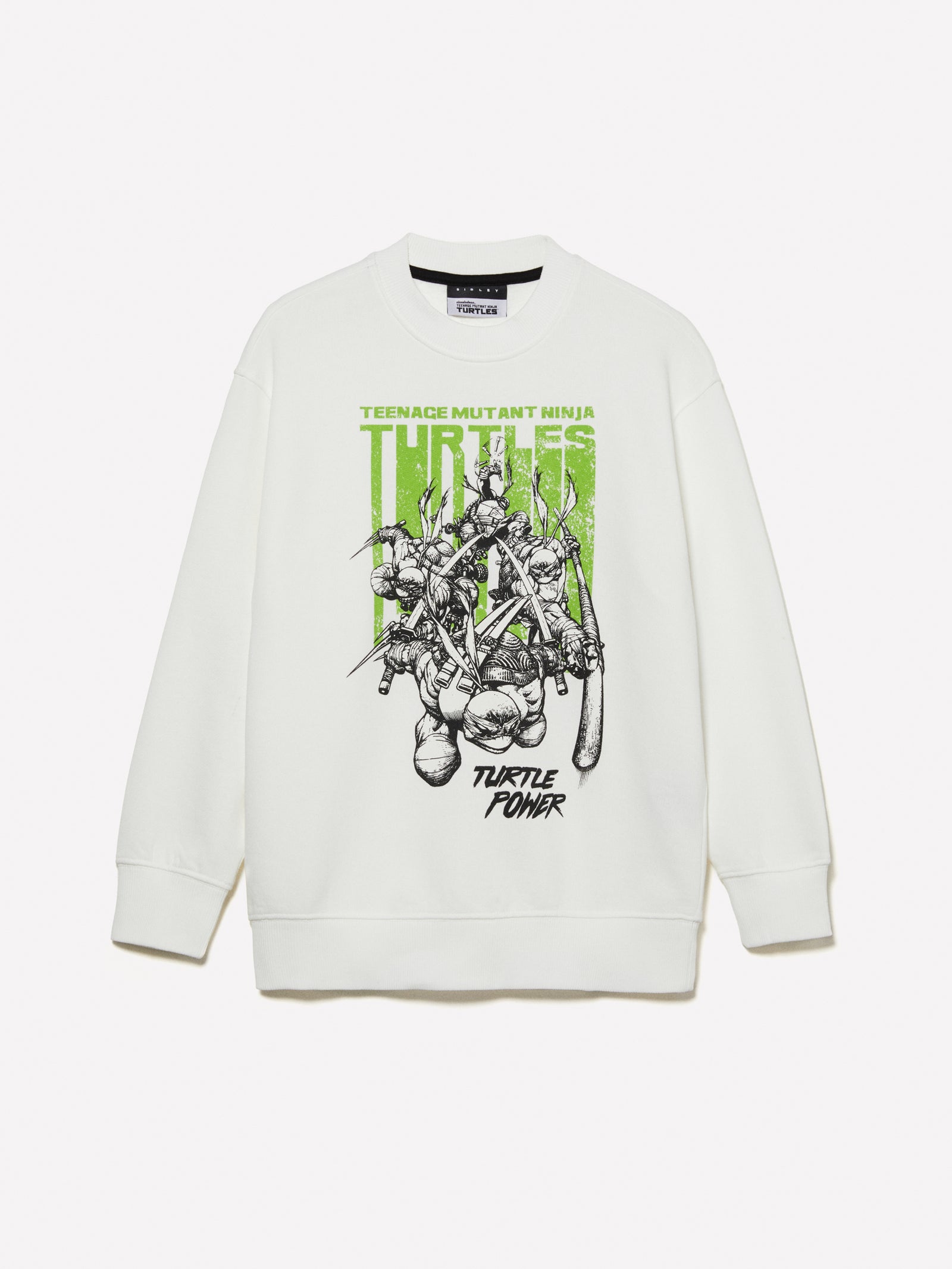 Felpa con stampa Tartarughe Ninja da bambino bianco | Sisley young Outlet