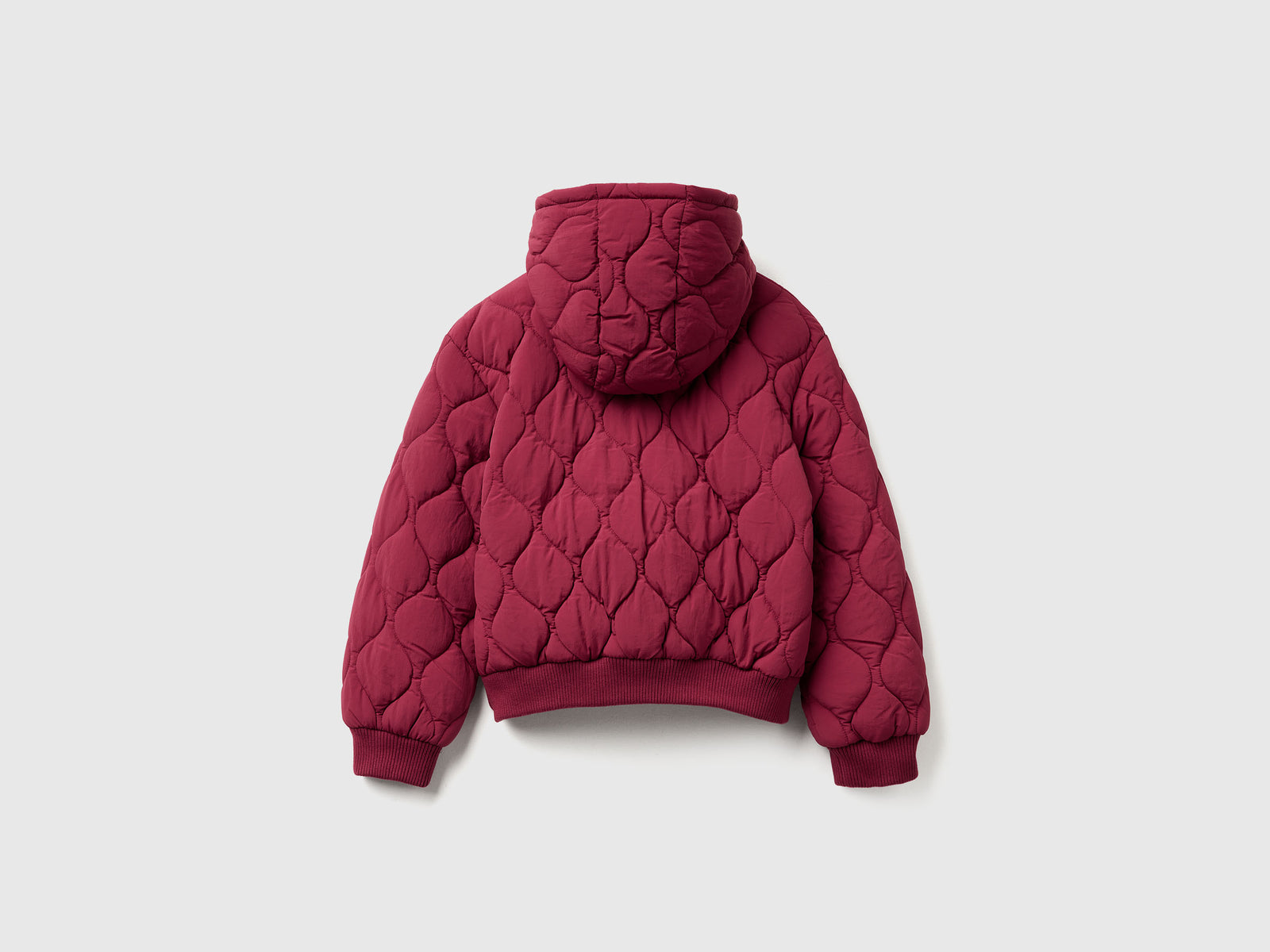 Giubbotto imbottito "Rain Defender" da bambina bordeaux 2 | Benetton Outlet