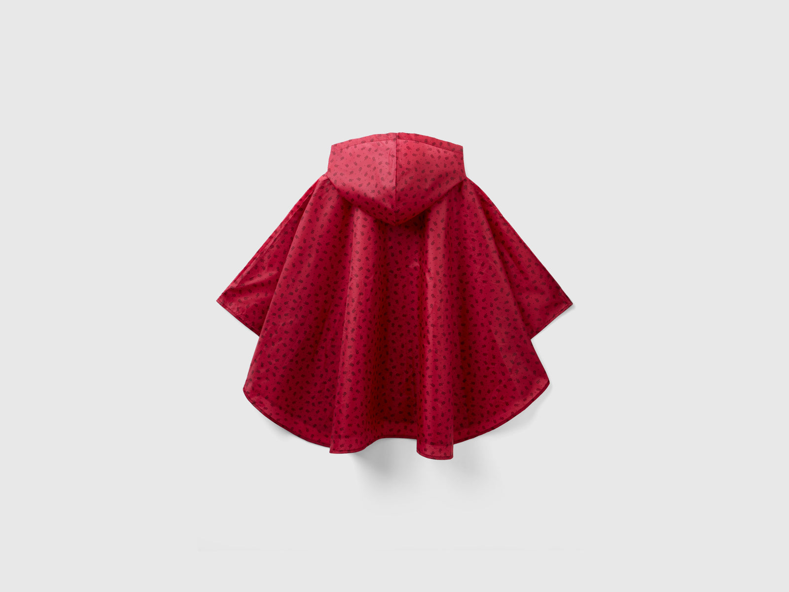Mantella antipioggia con cappuccio da bambina multi-color 2 | Benetton Outlet