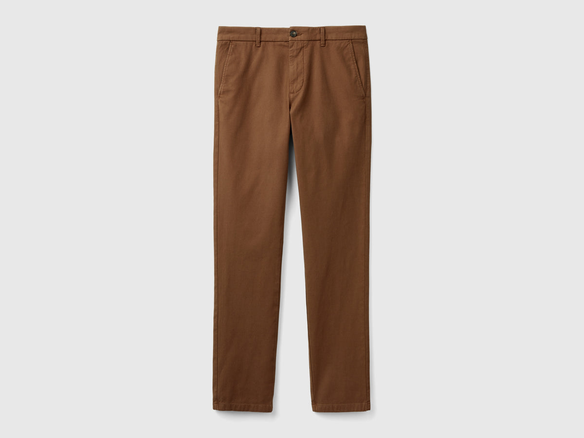 Chino slim fit in cotone stretch