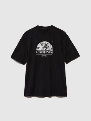 T-shirt regular fit con stampa