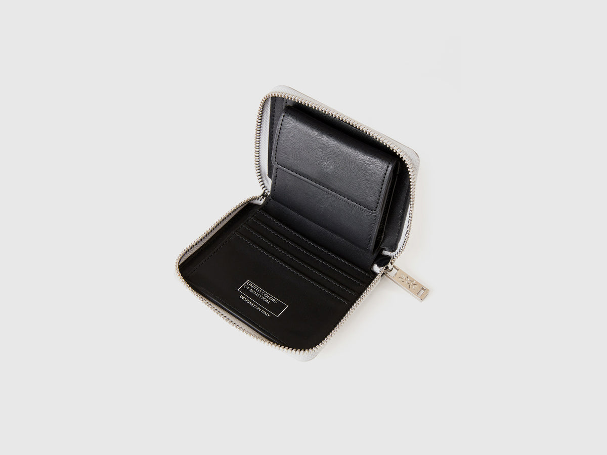 Portafoglio piccolo con zip