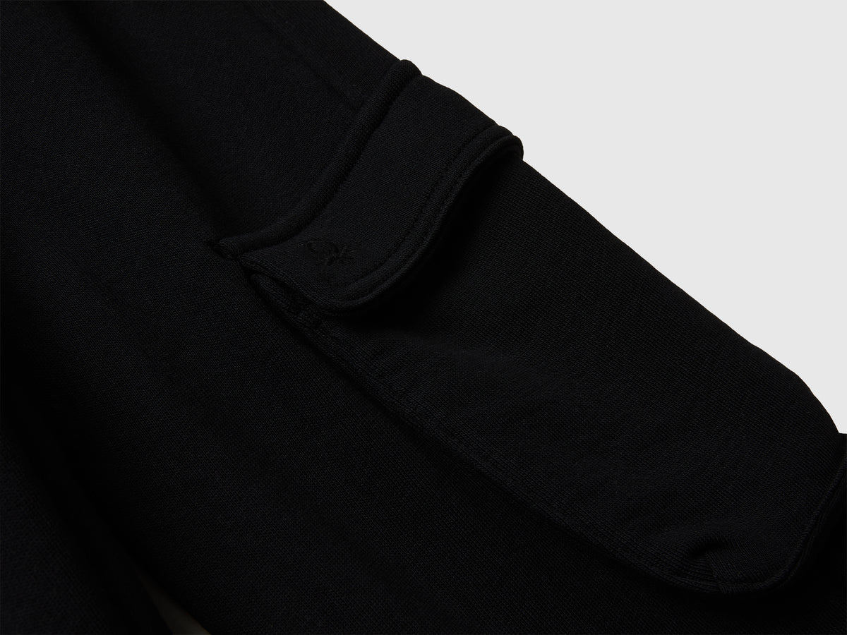 Joggers cargo in felpa