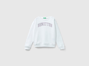 Felpa 100% cotone con logo