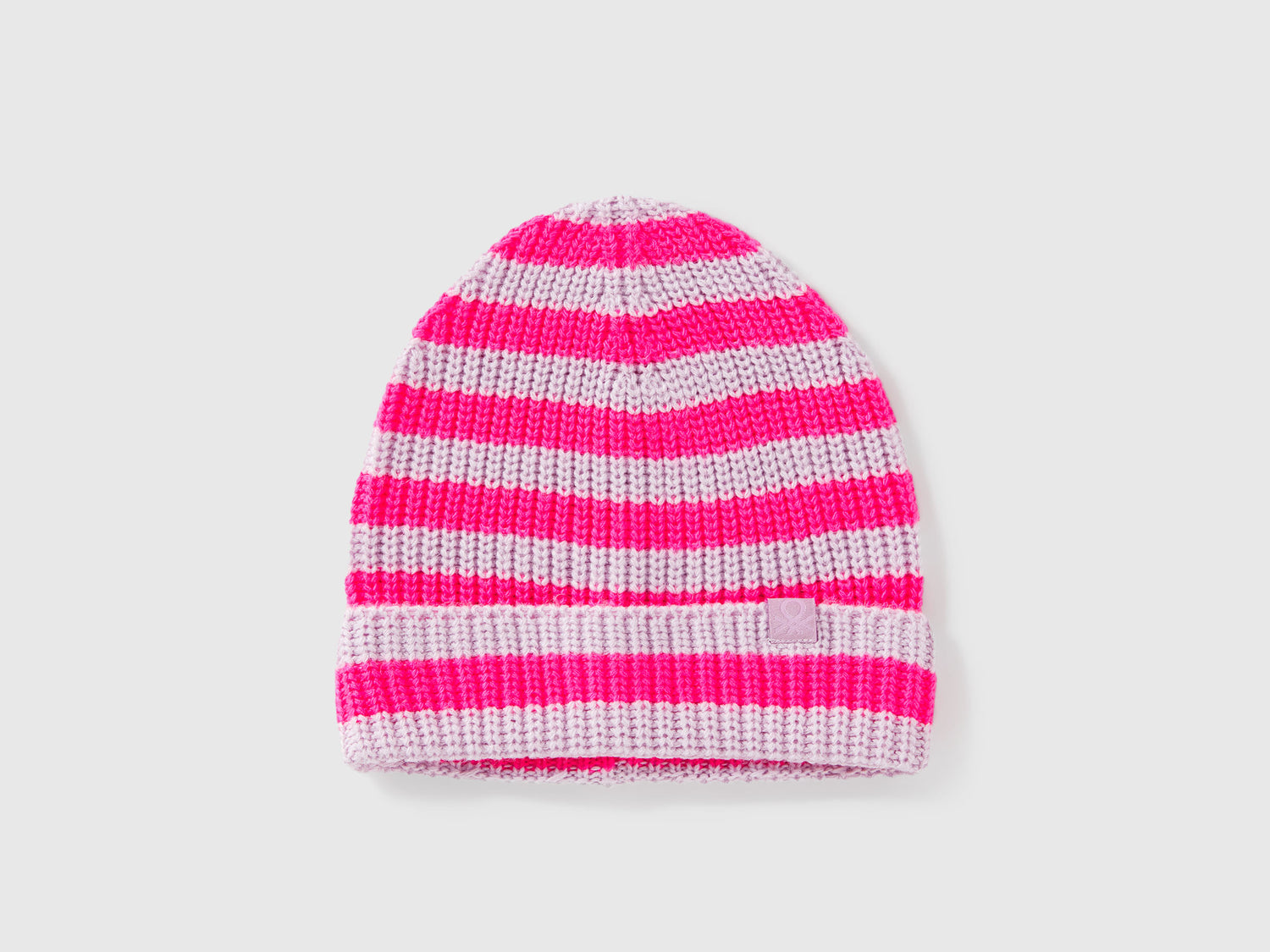 Cappello a righe da bimbo lavanda | Benetton Outlet