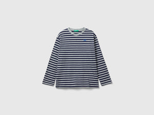 T-shirt a righe 100% cotone