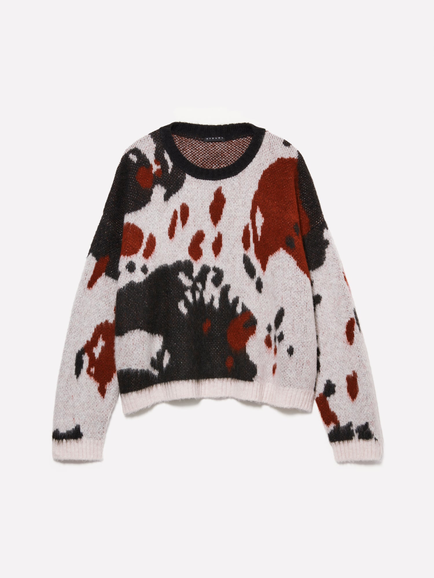 Maglia animal print da donna beige | Sisley Outlet