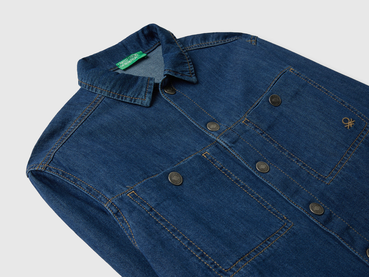 Camicia di jeans con tasche