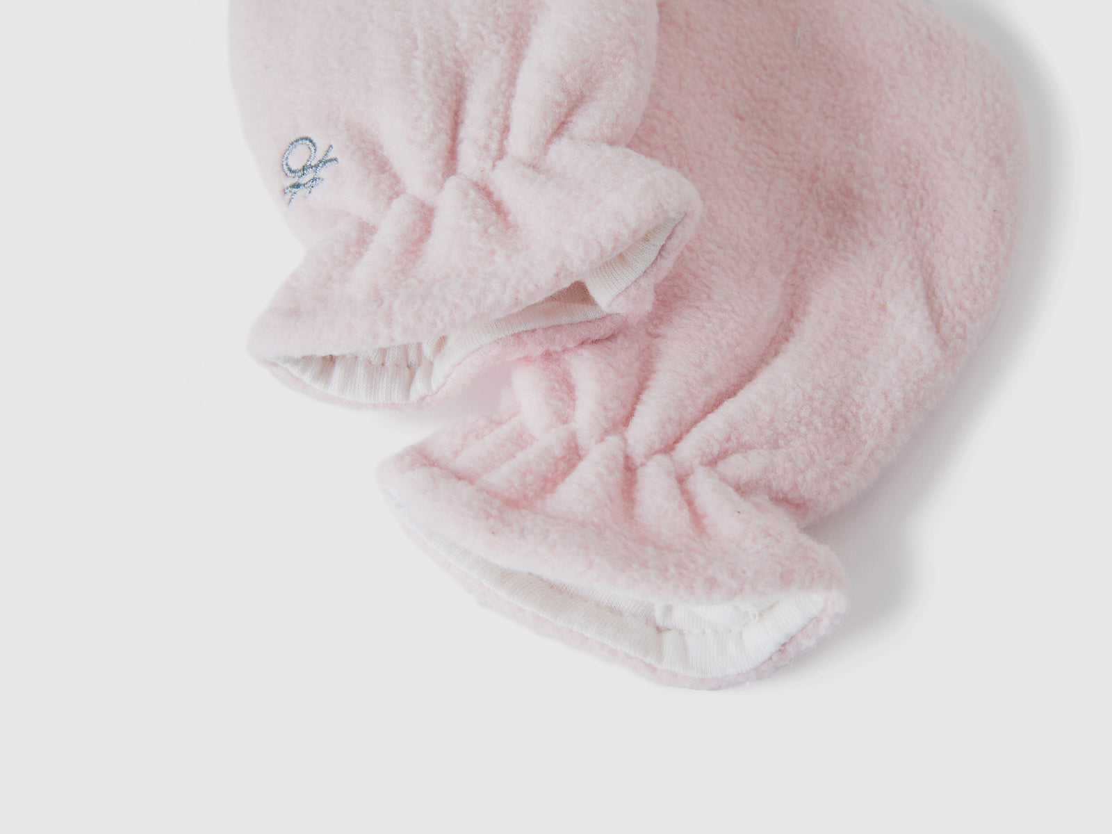 Muffole in pile foderate da bimbo rosa tenue 3 | Benetton Outlet