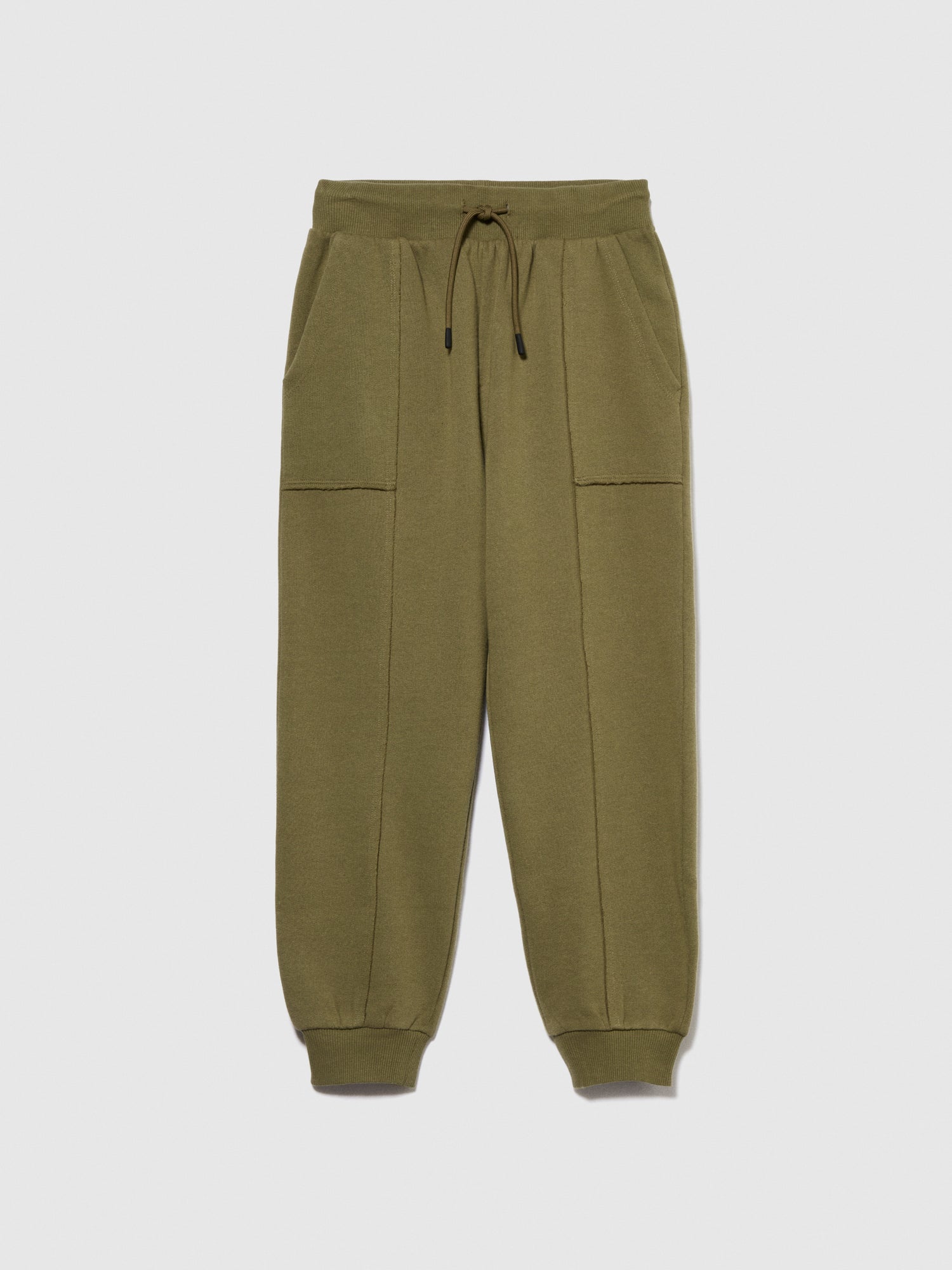 Joggers over in felpa da bambino verde militare | Sisley young Outlet