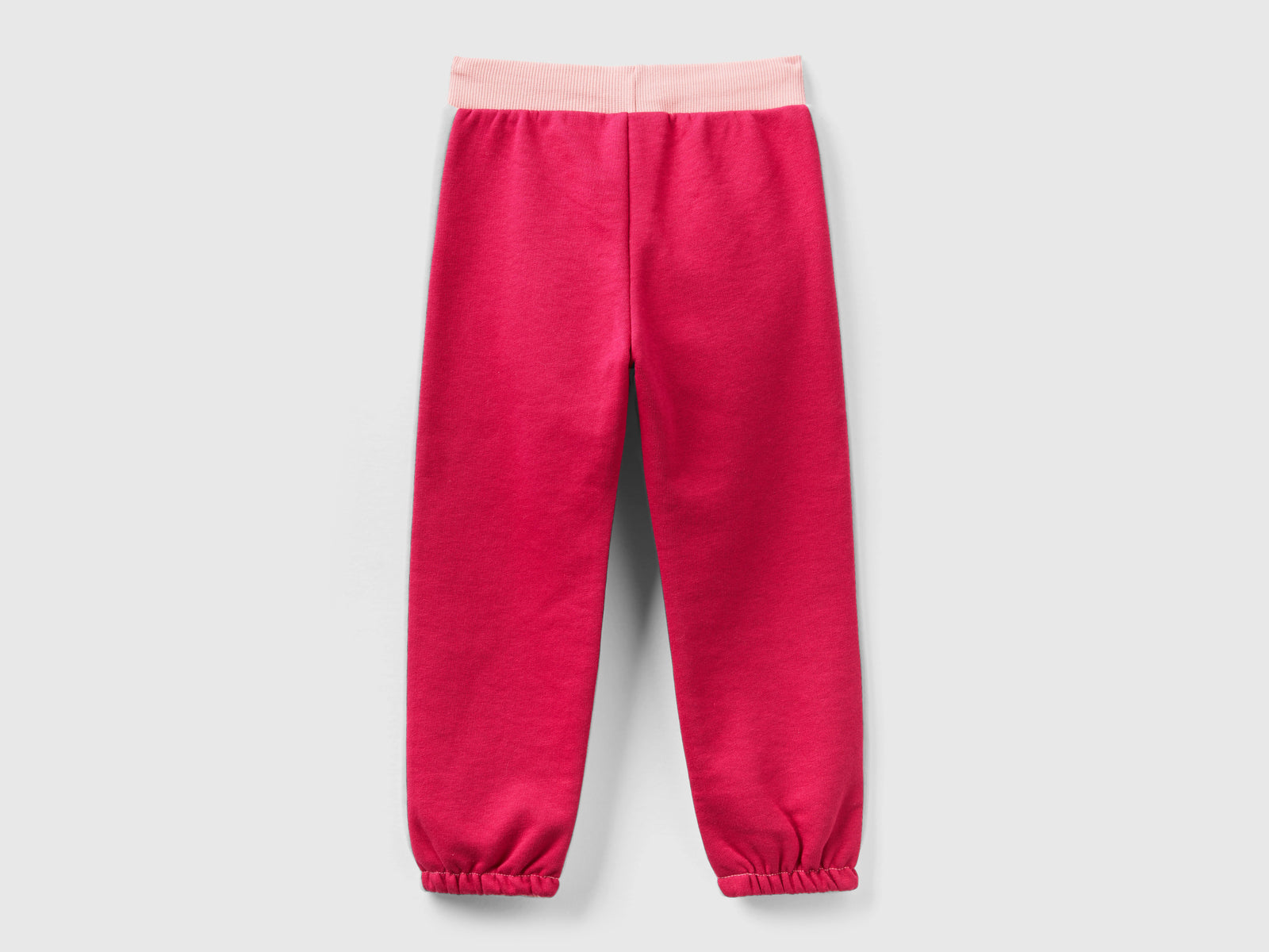 Joggers color block da bimba rosa 2 | Benetton Outlet