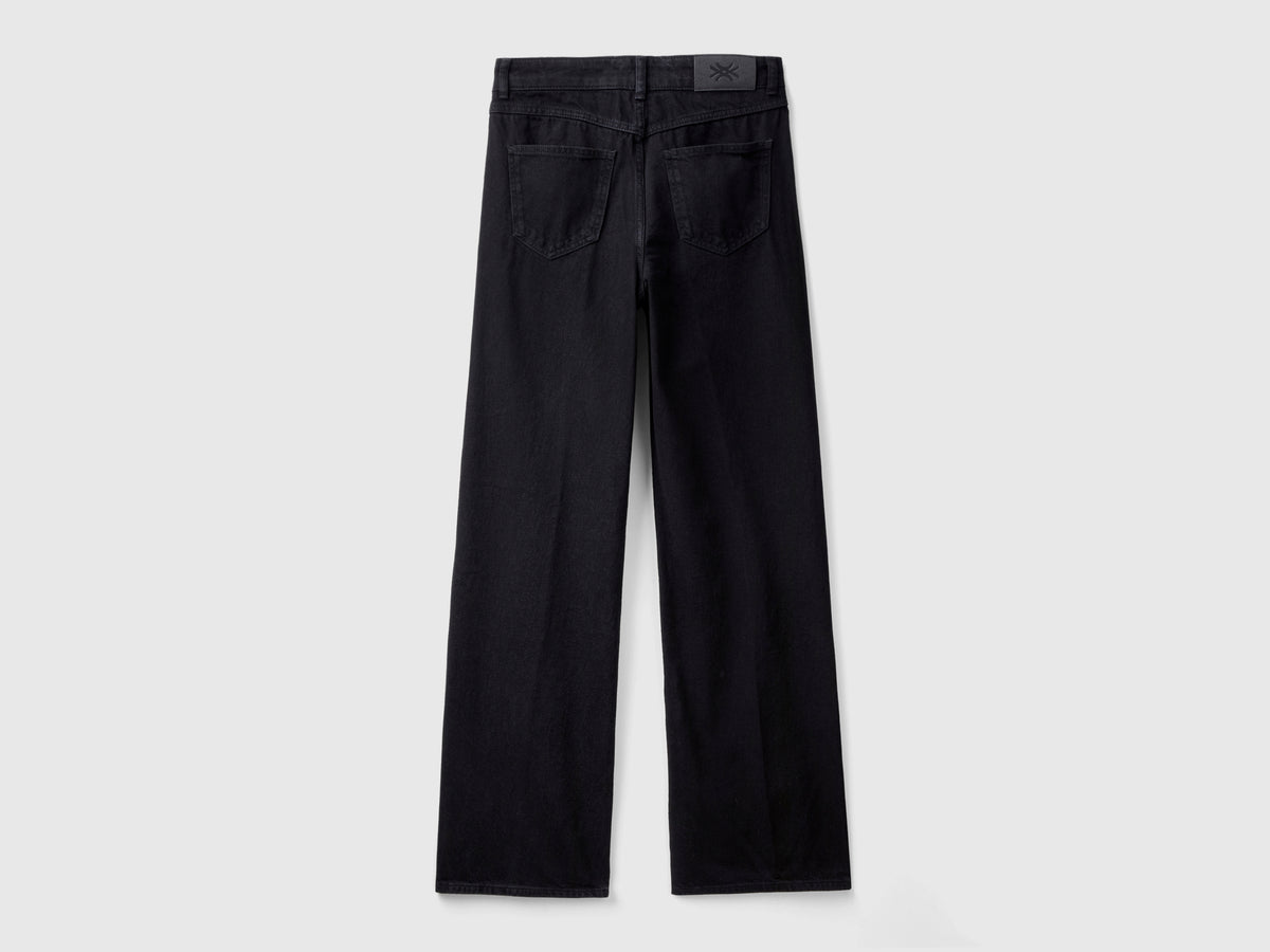 Jeans con gamba ampia