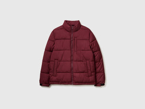 Piumino in nylon con imbottitura riciclata