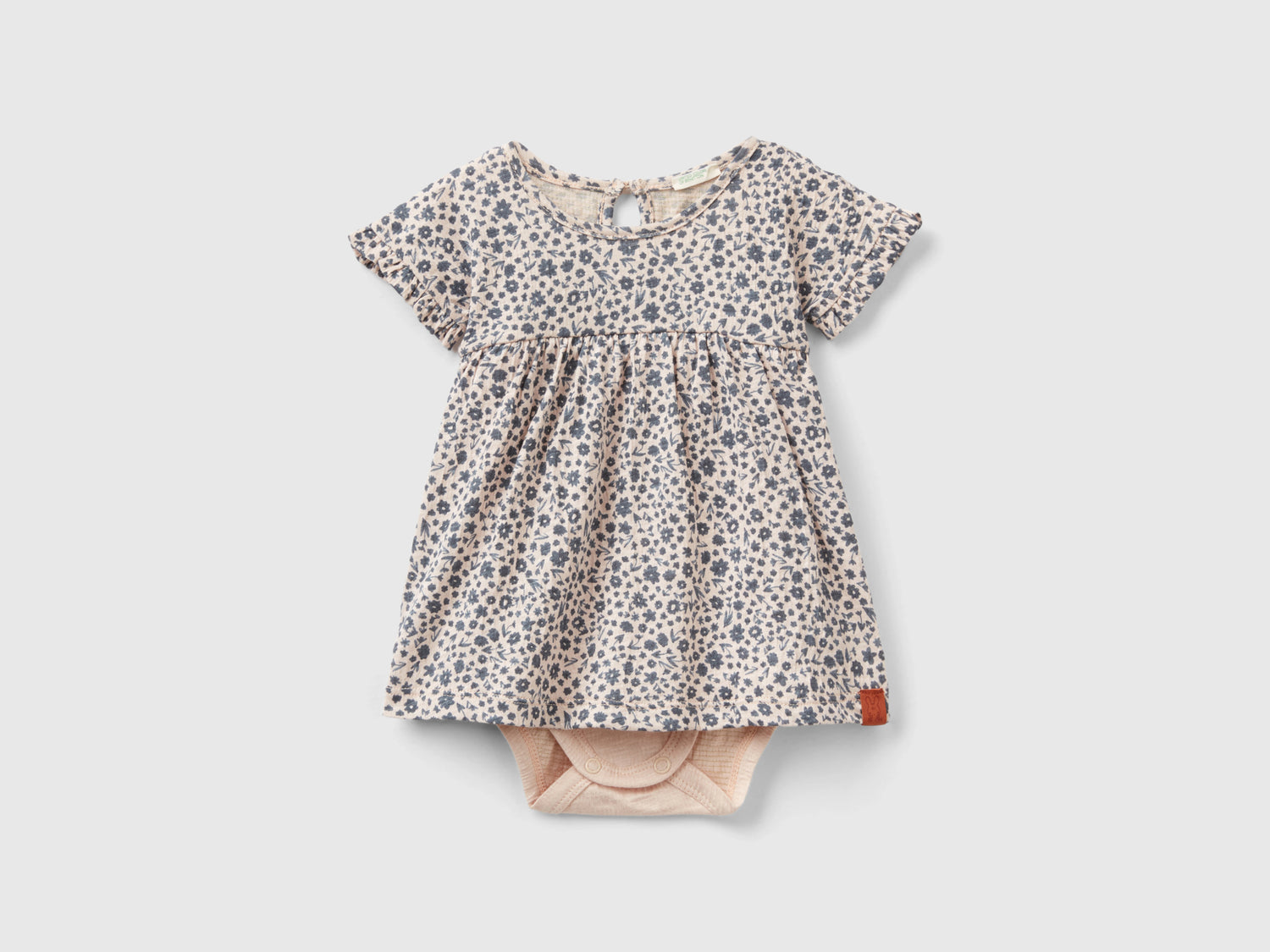 Abito a fiori con body da neonato multi-color | Benetton Outlet