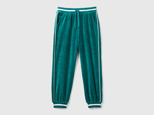 Pantaloni in ciniglia con coulisse