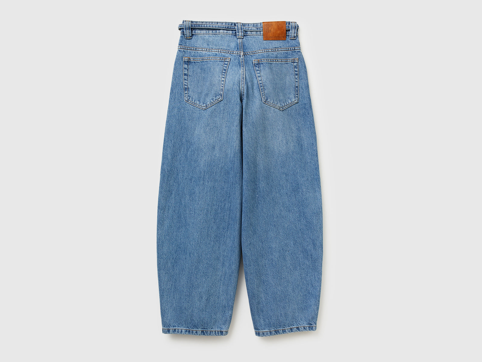 Jeans loose fit da donna azzurro 2 | Benetton Outlet