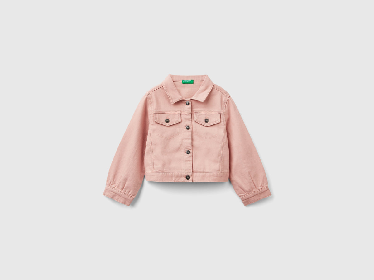 Giacca in cotone stretch colorato