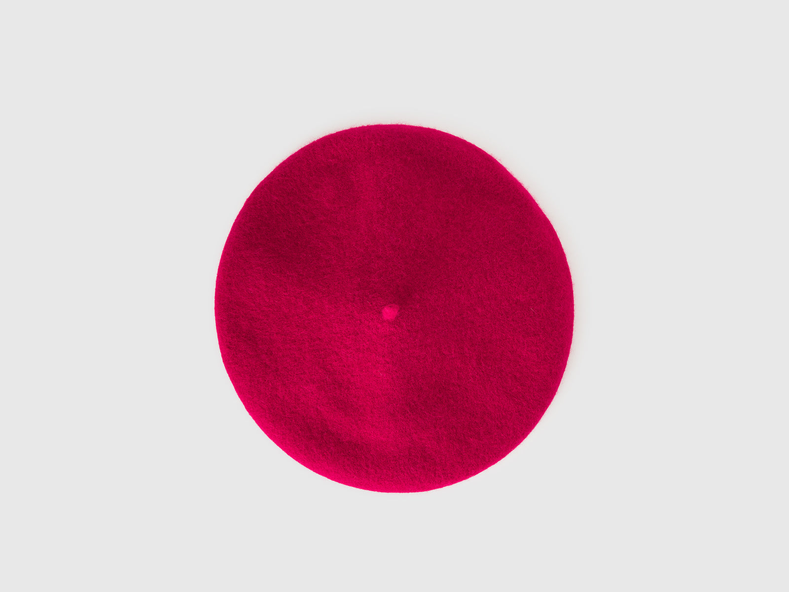 Basco classico in misto lana da donna fragola | Benetton Outlet
