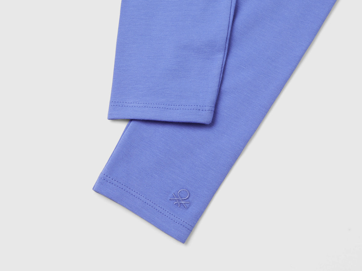 Leggings in cotone stretch