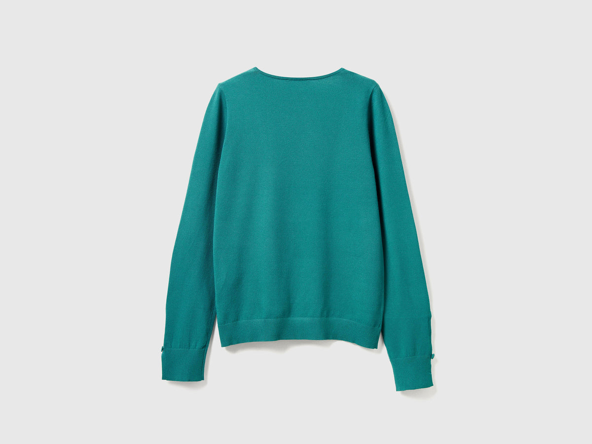 Maglia con scollo quadrato