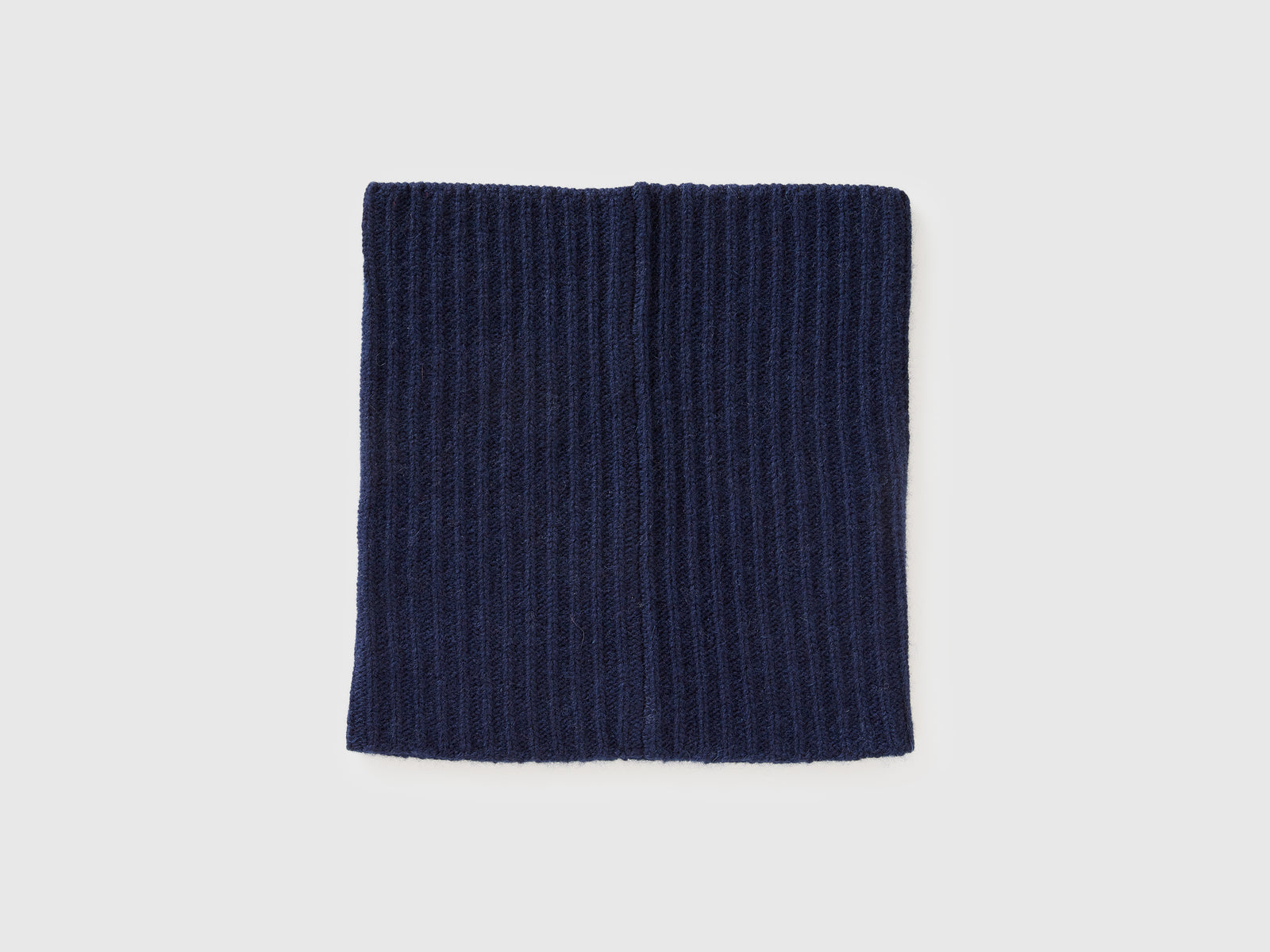 Scaldacollo in misto lana da donna blu scuro 2 | Benetton Outlet
