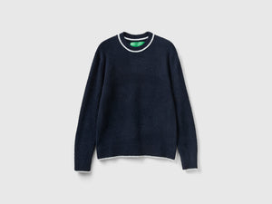 Maglia in misto lana e viscosa