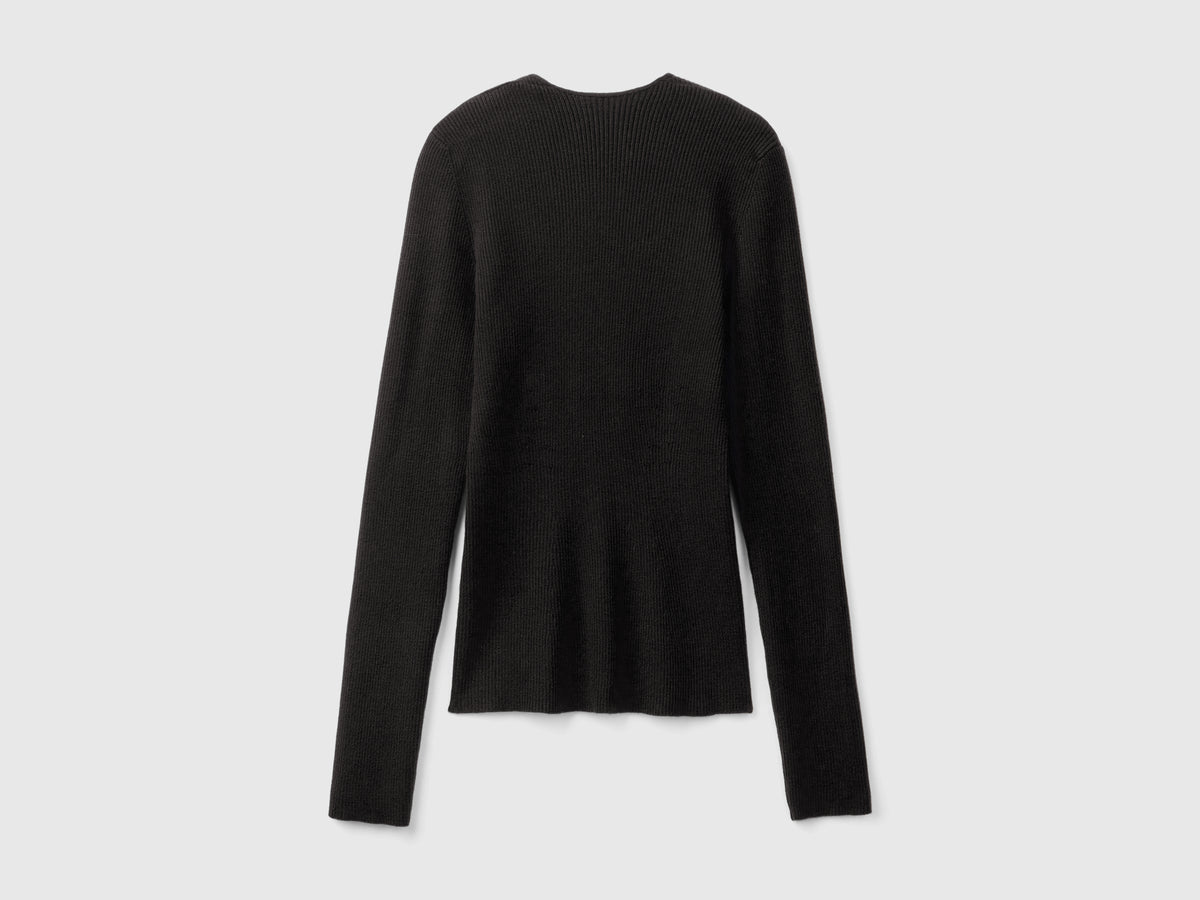 Maglia con scollo a cuore