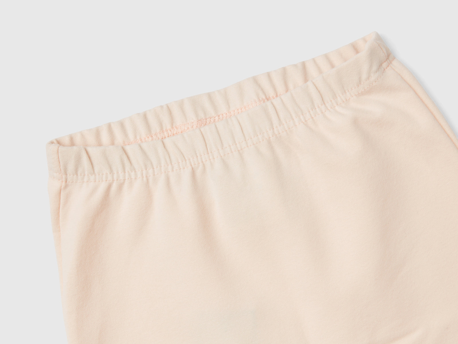 Completino in felpa leggera da neonato pesca 3 | Benetton Outlet