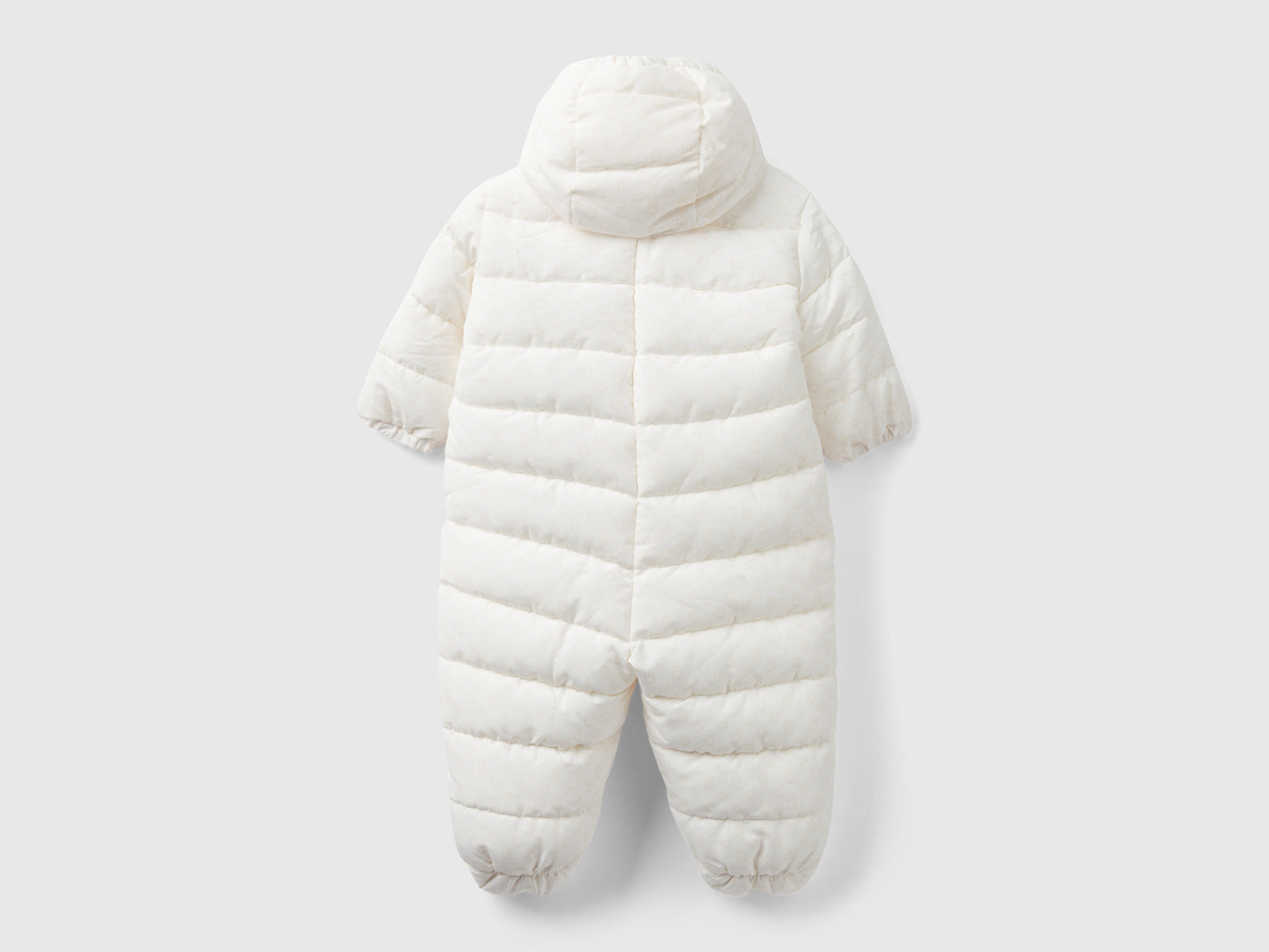 Tuta intera imbottita "Rain Defender" da neonato bianco panna 2 | Benetton Outlet