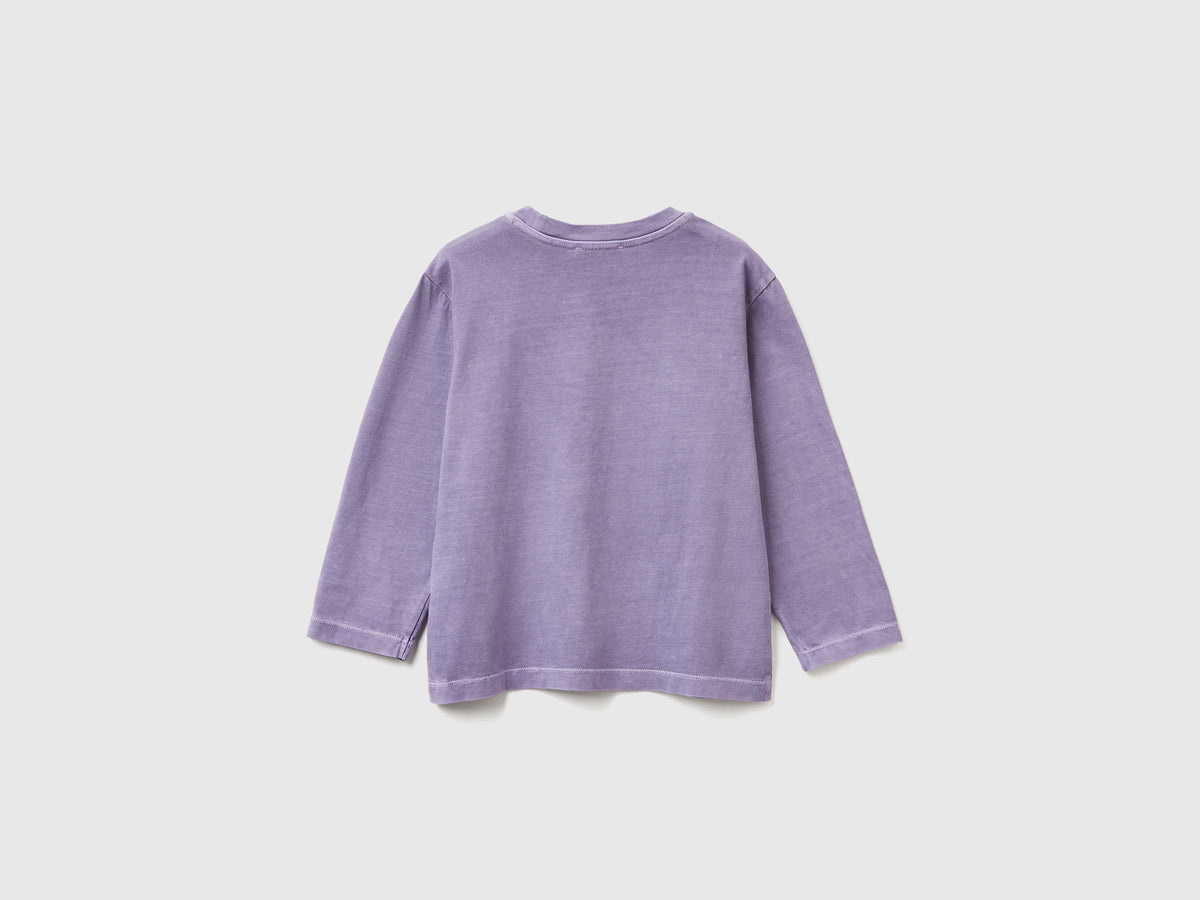 T-shirt manica lunga con stampa