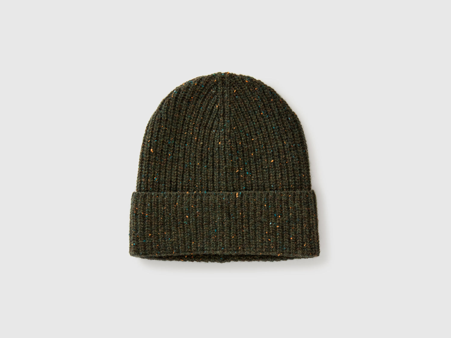 Cappello in misto lana da uomo verde militare | Benetton Outlet