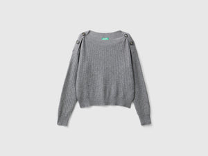 Boat neck sweater
