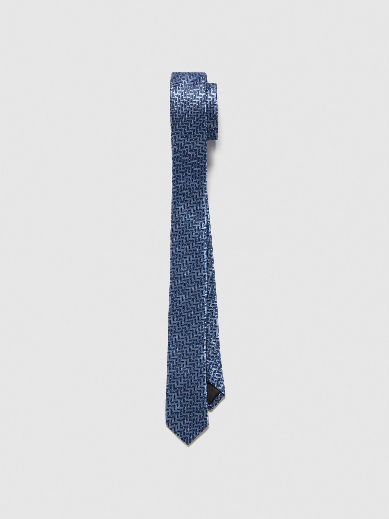 Cravatta jacquard da uomo blu | Sisley Outlet