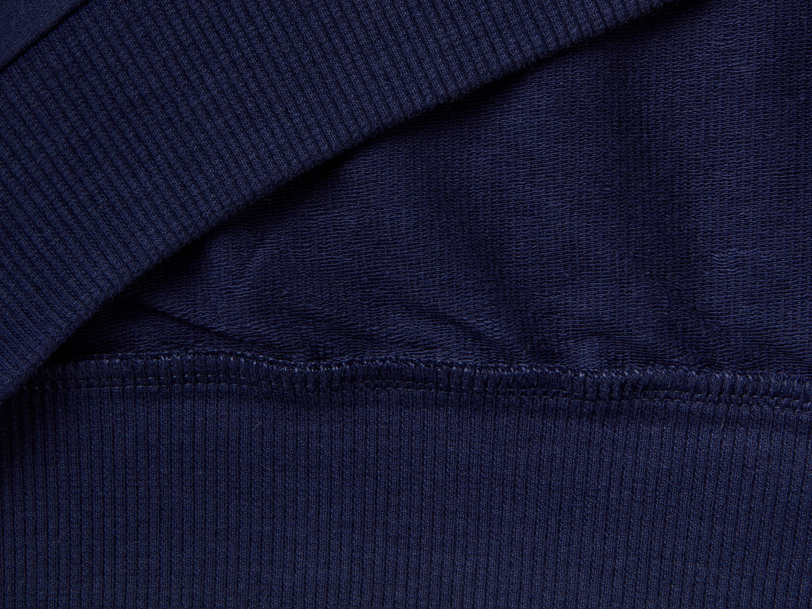 Felpa con dettagli a righe da bambina blu scuro 2 | Benetton Outlet