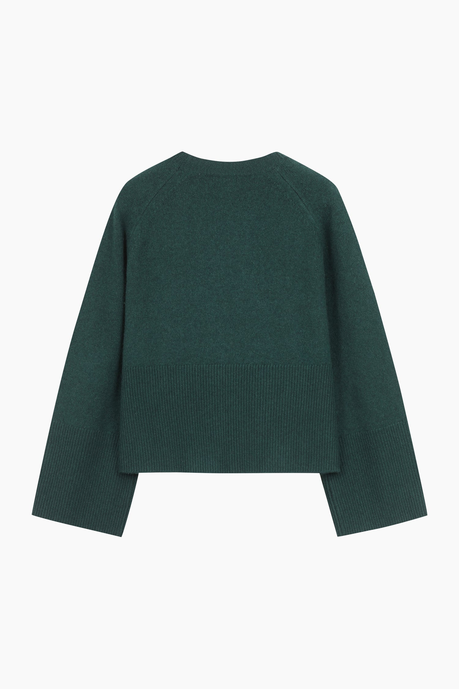Maglia girocollo da donna verde scuro 2 | Sisley Outlet