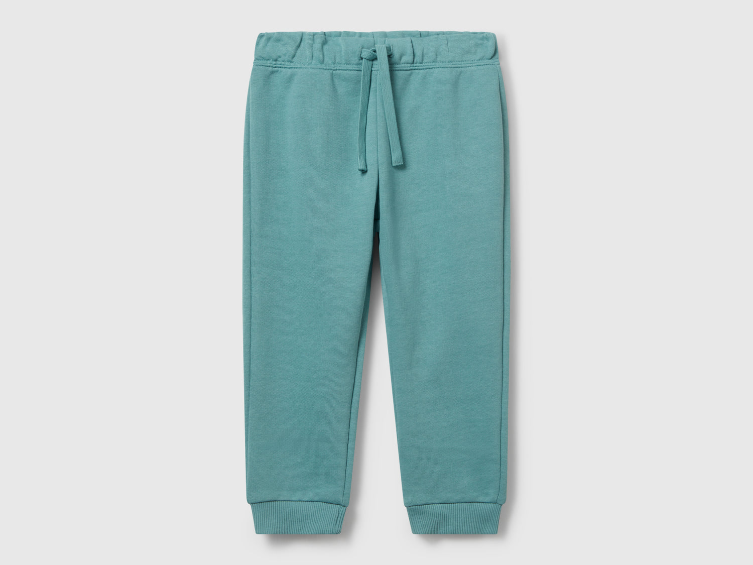 Joggers in felpa regular fit da bimbo celeste | Benetton Outlet