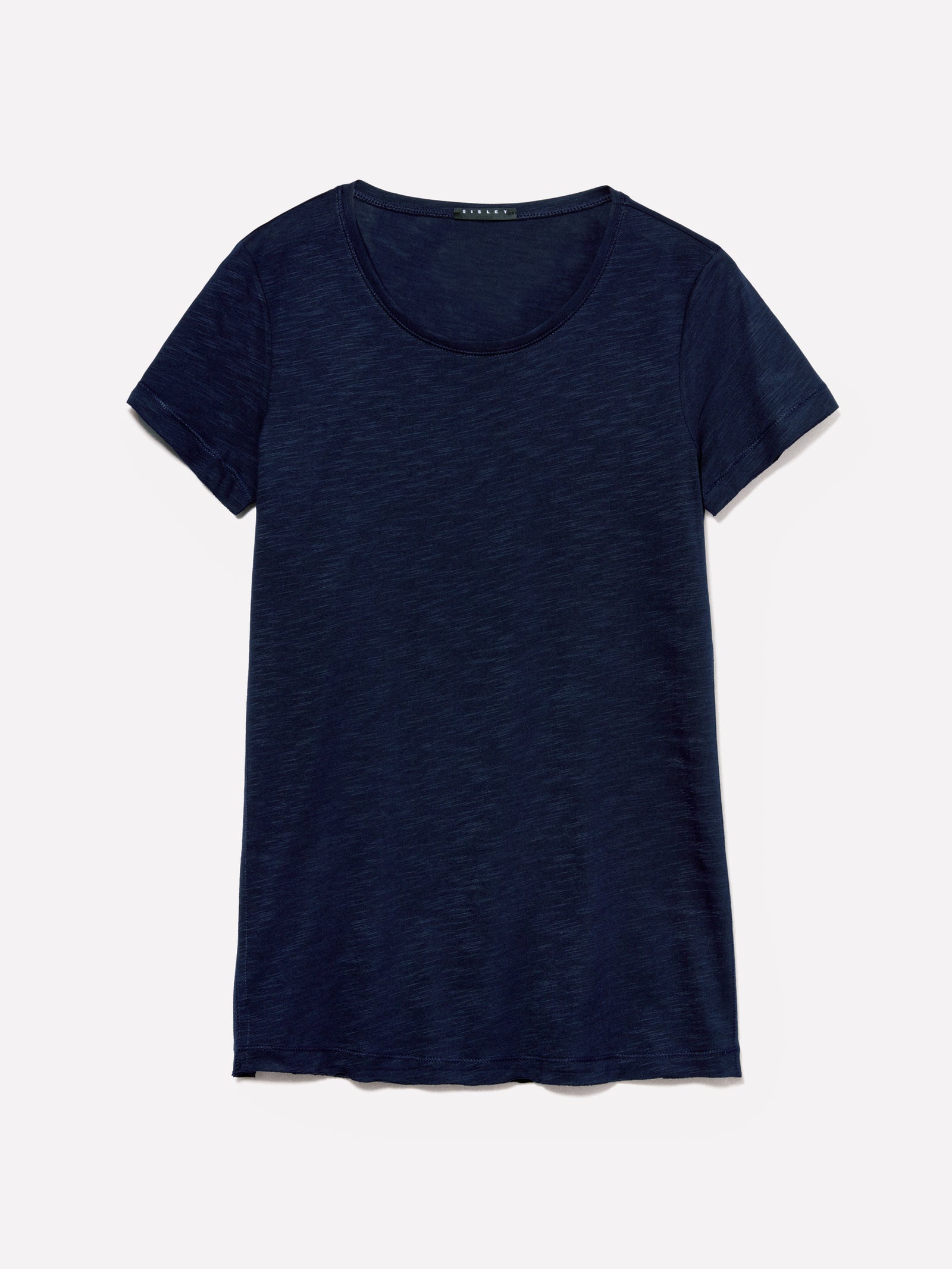 T-shirt con taglio a vivo da donna blu scuro | Sisley Outlet