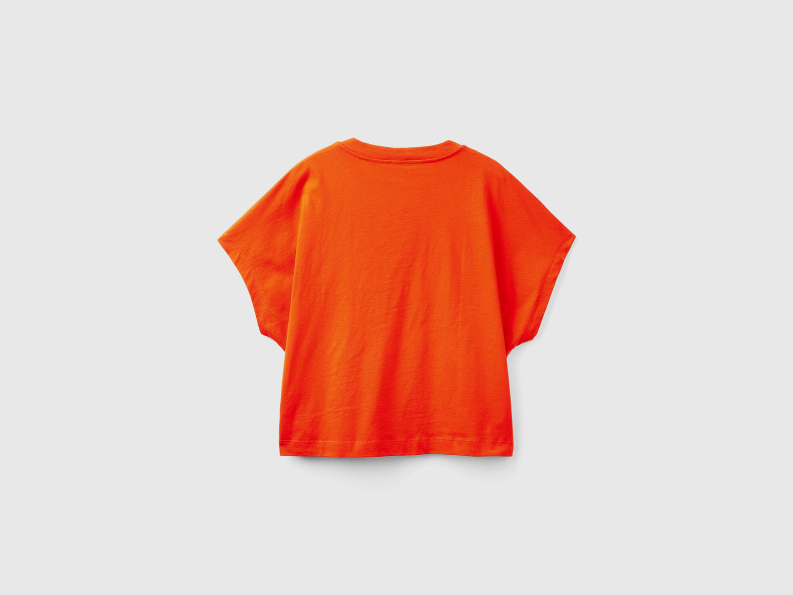 Maglietta con manica a kimono da donna rosso corallo 2 | Benetton Outlet