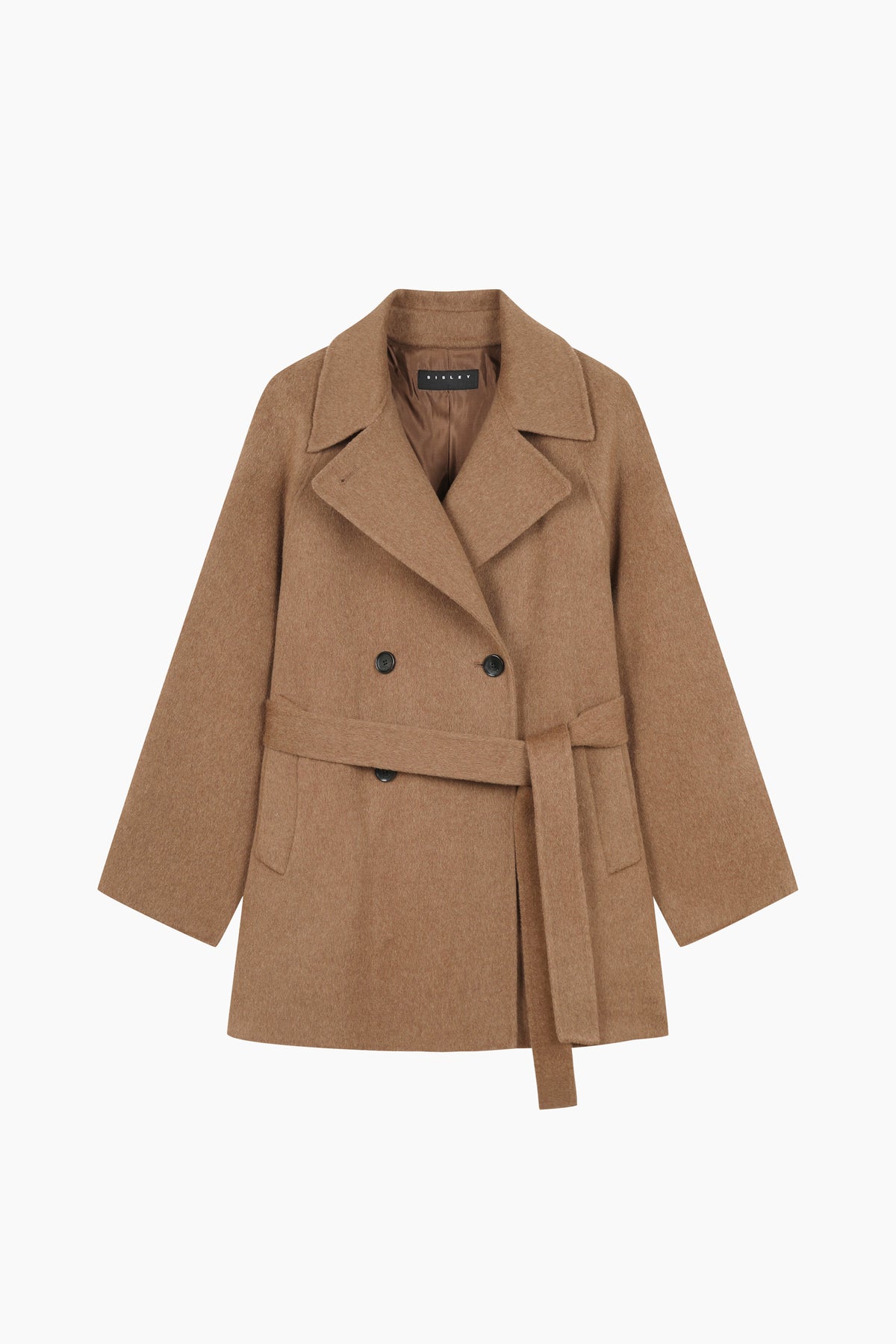 Cappotto con cintura