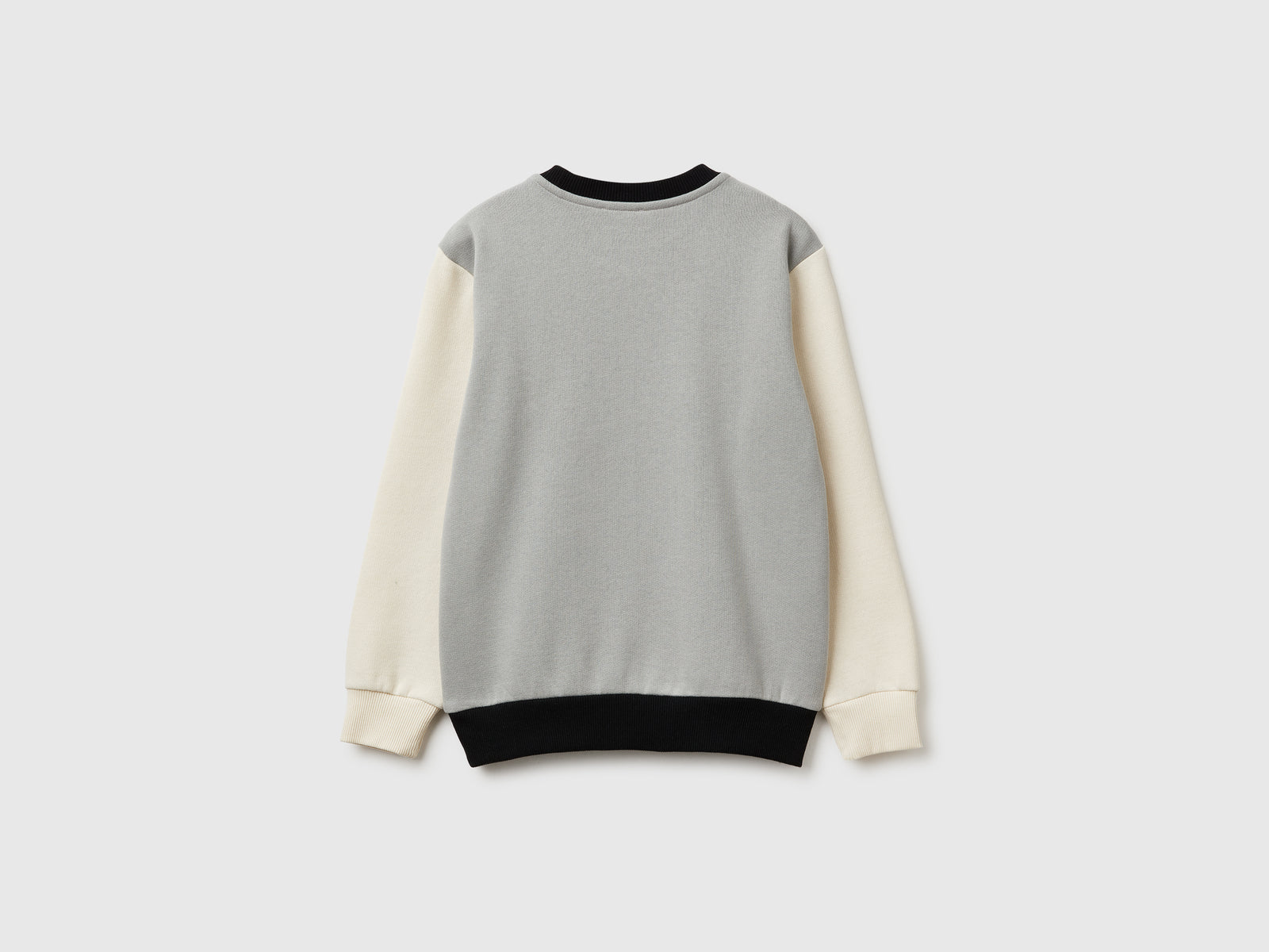 Calda felpa con logo da bambino grigio 2 | Benetton Outlet