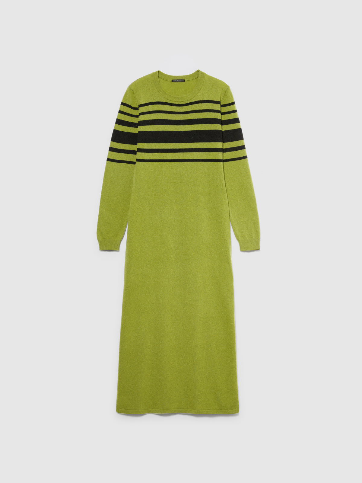 Vestito in maglia con righe