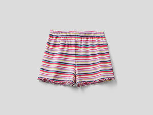 Pantaloni corti a righe