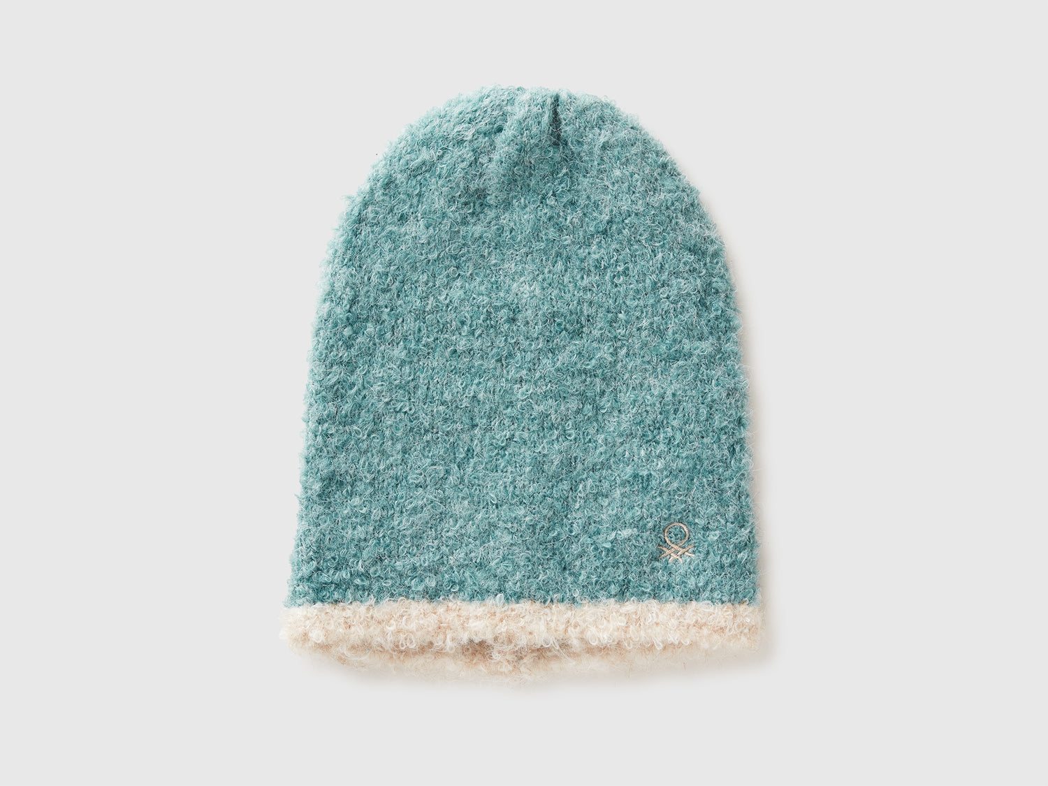 Cappello in misto lana da bambina verde acqua | Benetton Outlet